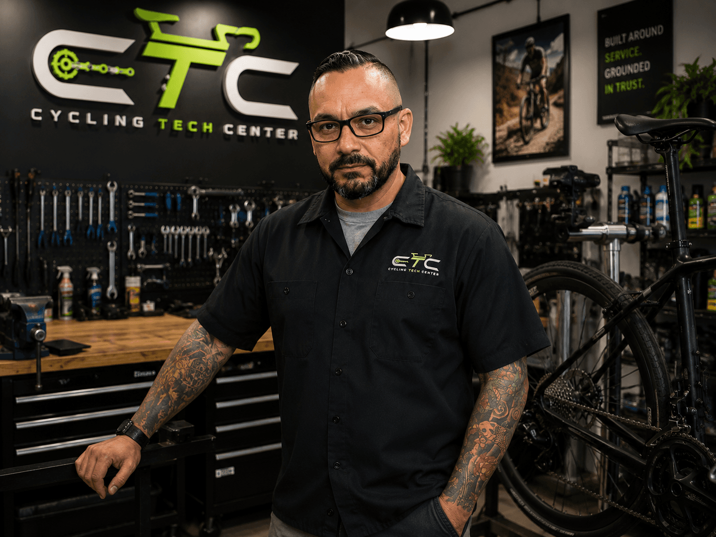 Rafael at Cycling Tech Center